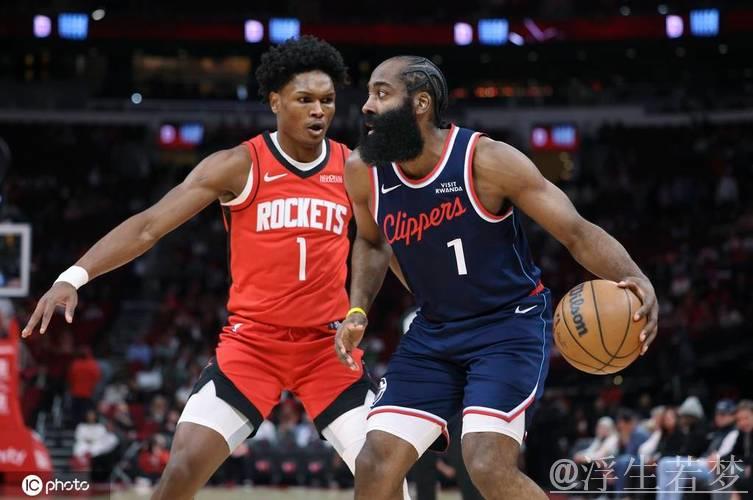 火箭险胜快船:申京22+15,哈登22+7,杜兰特贡献16分 火箭险胜快船:申京22+15,哈登22+7,杜兰特贡献16分